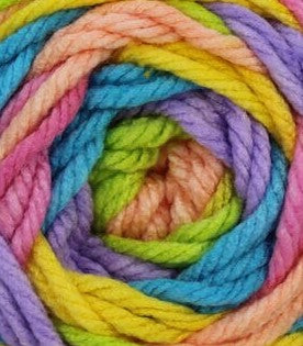 Big Twist Flourish: Bright Rainbow Stripe