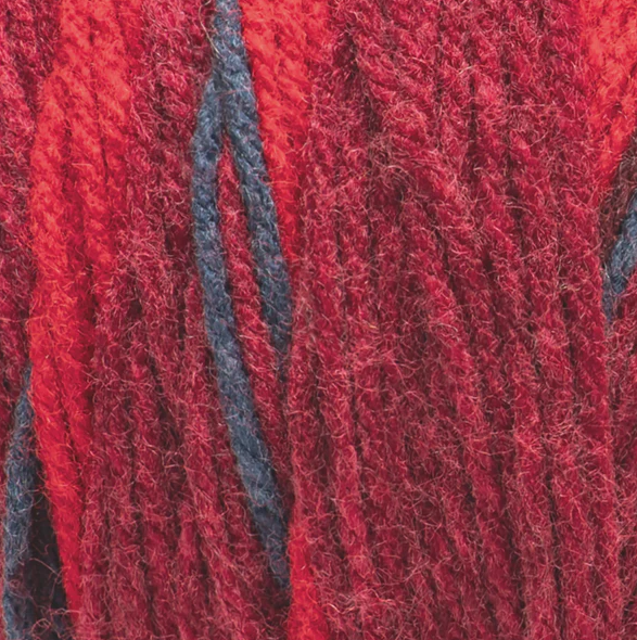 Red Heart Flower Power: Burgundy Blossom