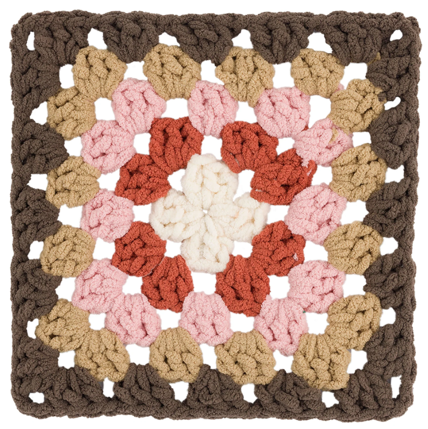 Bernat All In One Blanket Granny: Choco Berry