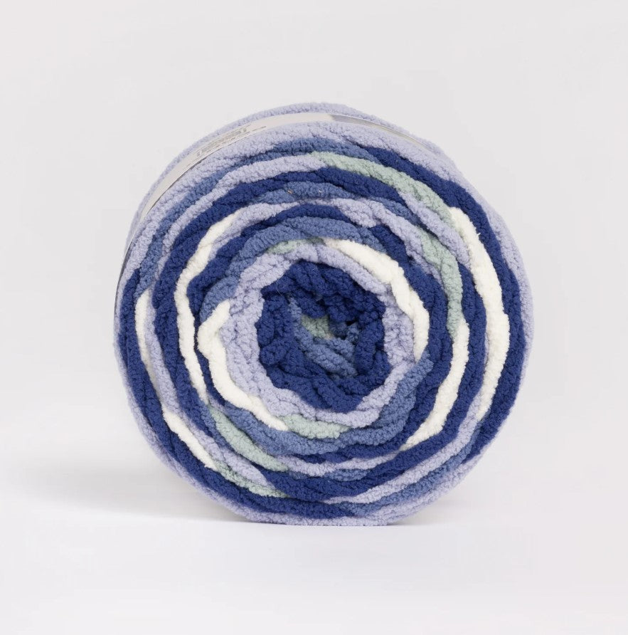 Bernat All In One Blanket Granny: Double Denim