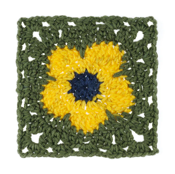 Red Heart Flower Power: Golden Rod