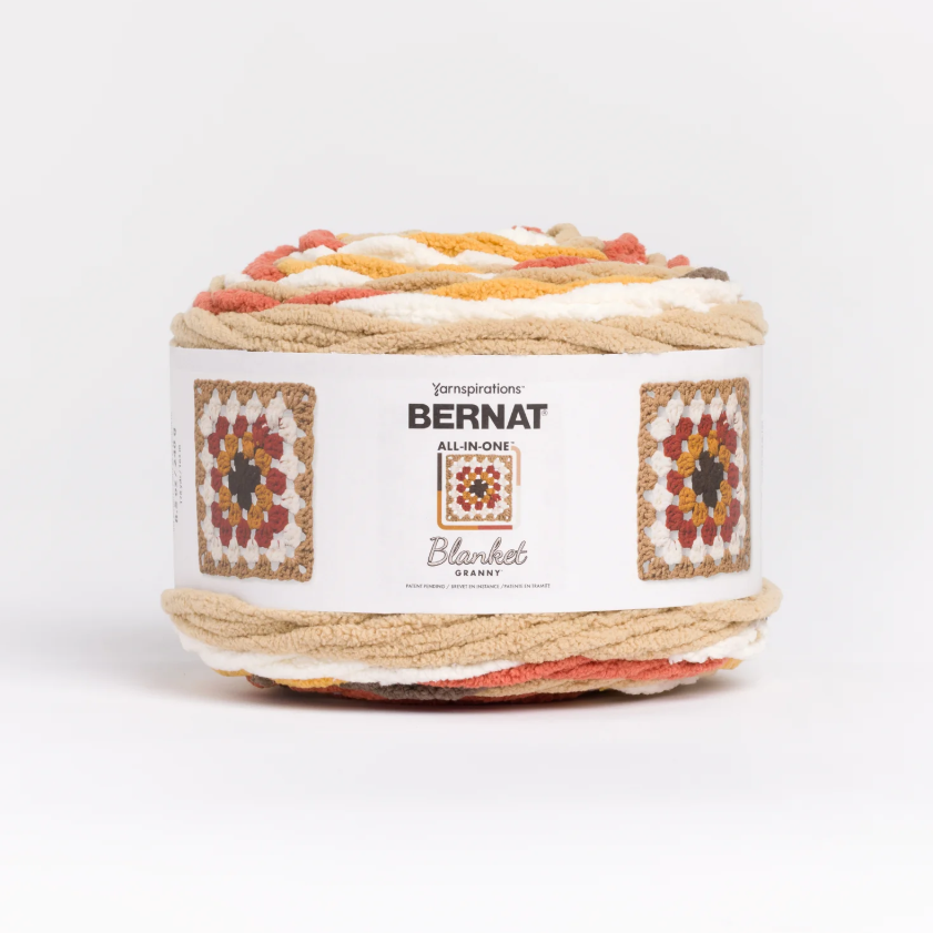 Bernat All In One Blanket Granny: Honeycomb