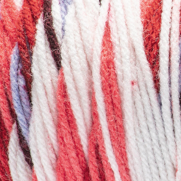 Red Heart Granny Square: Soft White - Hot Stuff
