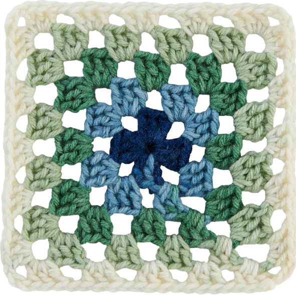 Red Heart Granny Square: Aran - Lily Pad