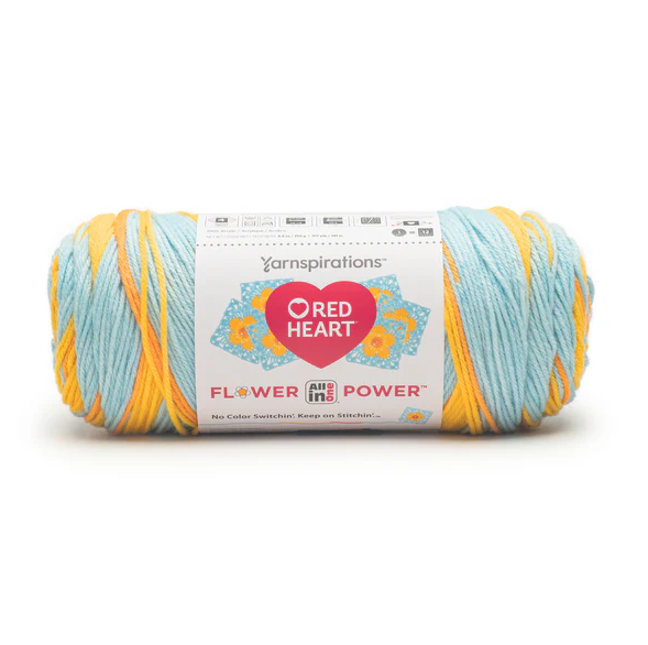 Red Heart Flower Power: Marigold