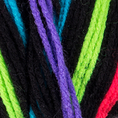 Red Heart Super Saver: Neon Stripes