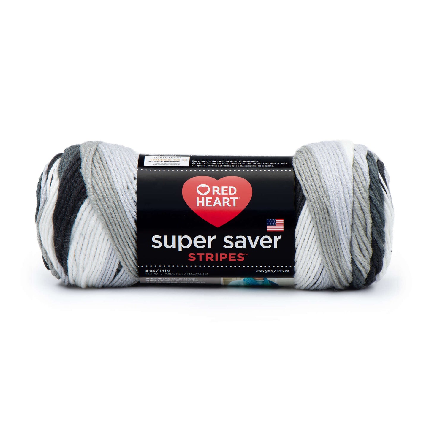 Red Heart Super Saver: Newspaper Stripe