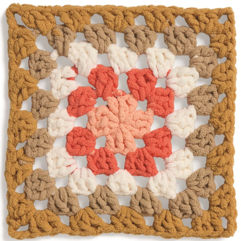 Bernat All In One Blanket Granny: Solar Shimmer