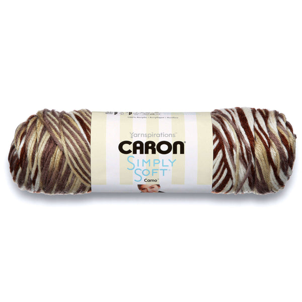 Caron Simply Soft Camo: Woodland Camo