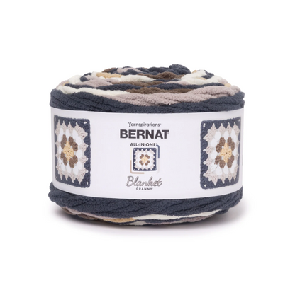 Bernat All In One Blanket Granny: Asphalt