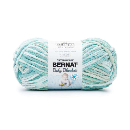 Bernat Baby Blanket: Baby Blue-Green