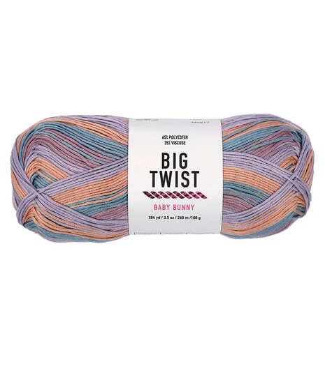 Big Twist Baby Bunny: Berry Patch Stripe