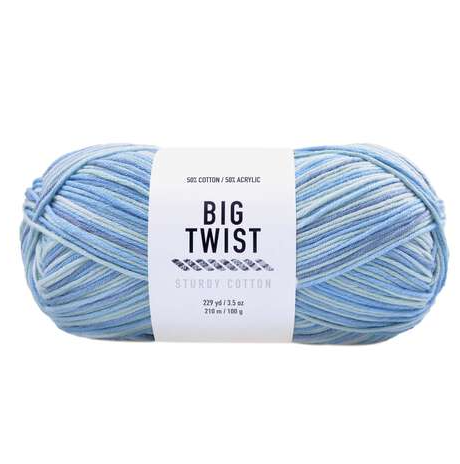 Big Twist Sturdy Cotton: Blue & Green