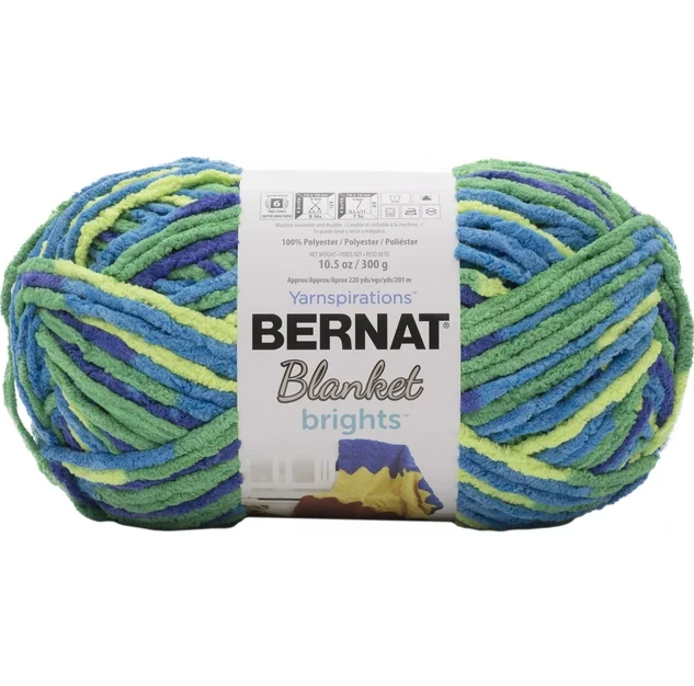 Bernat Blanket Brights: Blue Flash