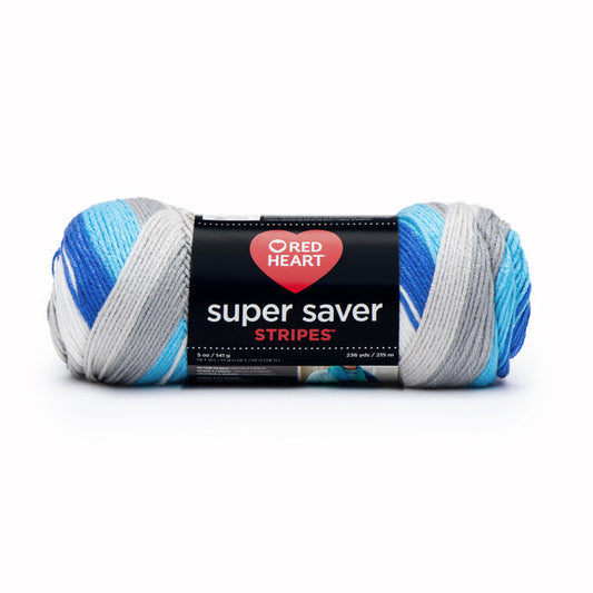 Red Heart Super Saver: Calm Stripe