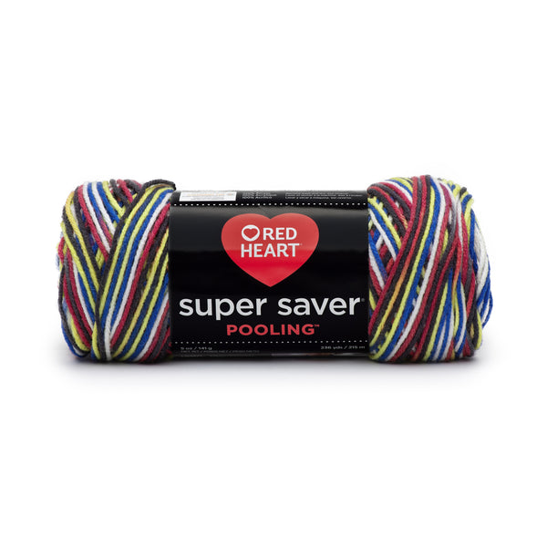 Red Heart Super Saver Pooling: Carnival