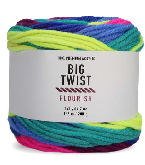 Big Twist Flourish: Carnival Stripe