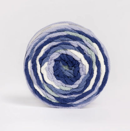 Bernat All In One Blanket Granny: Double Denim