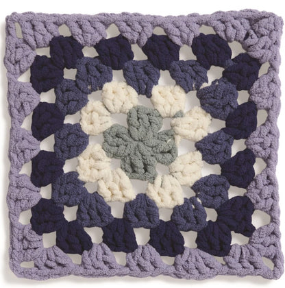Bernat All In One Blanket Granny: Double Denim