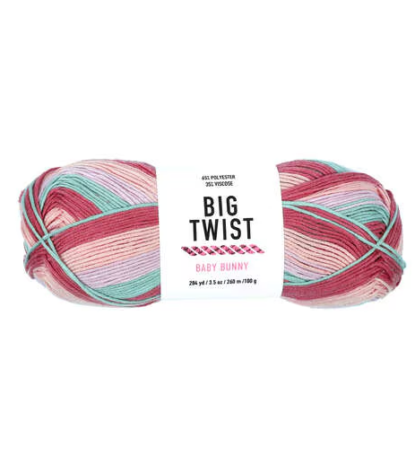 Big Twist Baby Bunny: Flower Crown Stripe