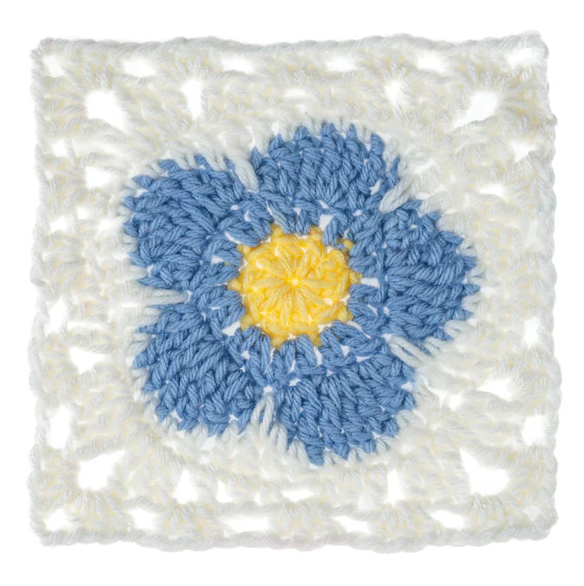 Red Heart Flower Power: Forget Me Not