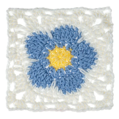 Red Heart Flower Power: Forget Me Not