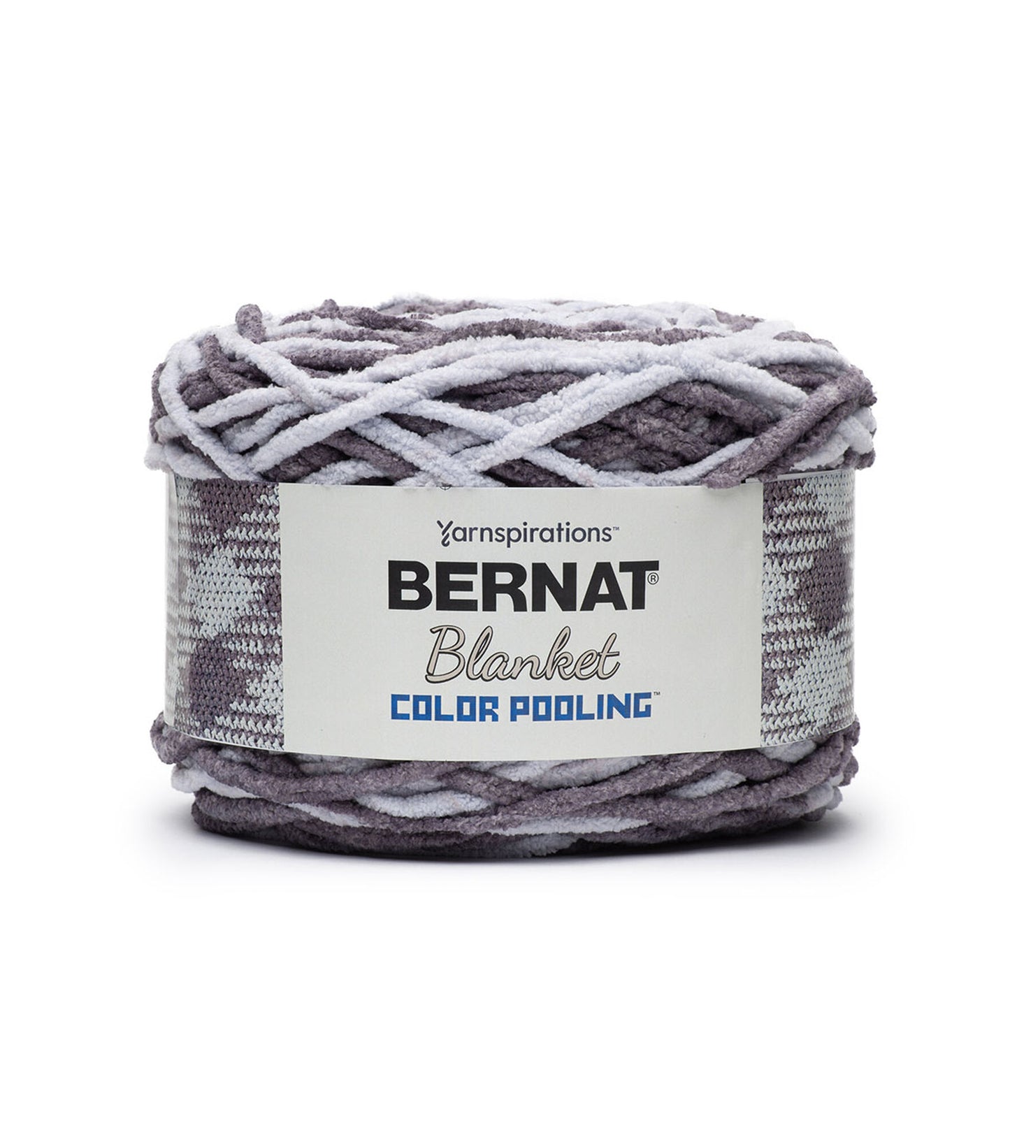 Bernat Blanket Color Pooling: Grey White