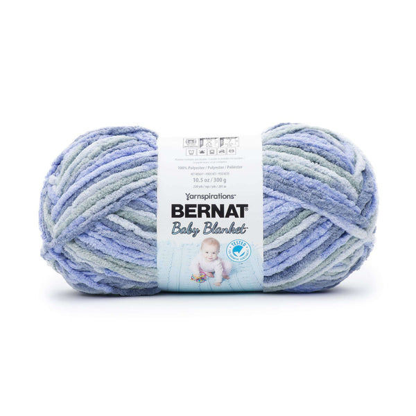 Bernat Baby Blanket: Lovely Blue