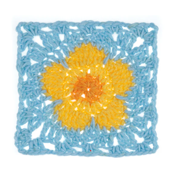 Red Heart Flower Power: Marigold