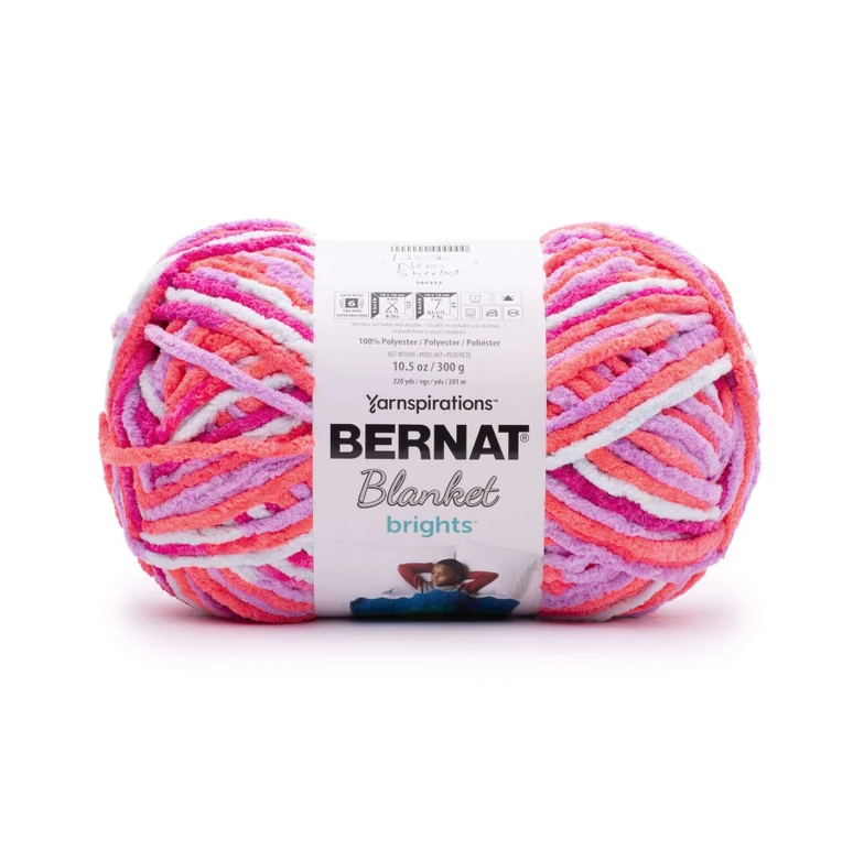 Bernat Blanket Brights: Neon Sherbet