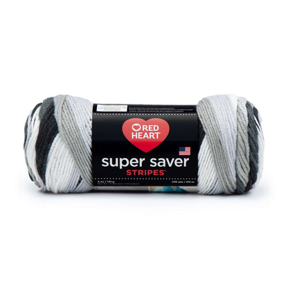 Red Heart Super Saver: Newspaper Stripe