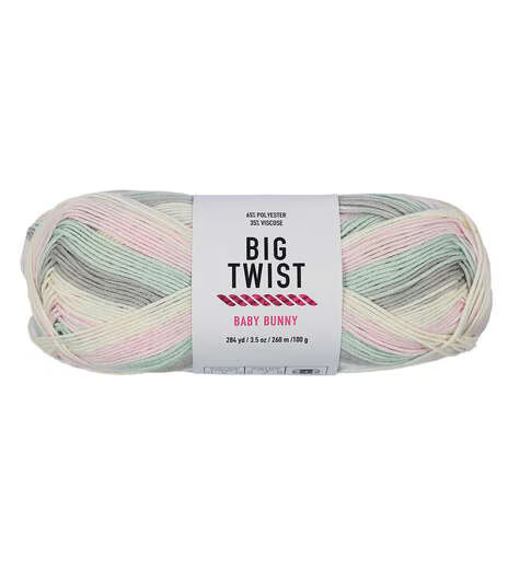 Big Twist Baby Bunny: Peek-A-Boo Stripe