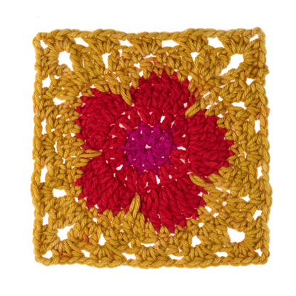 Red Heart Flower Power: Poppy Star