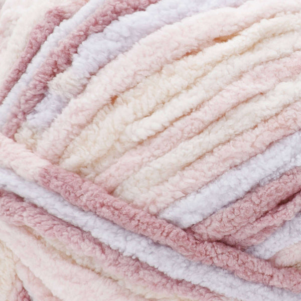 Bernat Baby Blanket: Raspberry Kisses