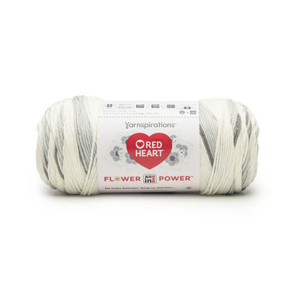 Red Heart Flower Power: Silver Sage