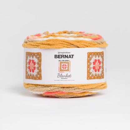Bernat All In One Blanket Granny: Solar Shimmer