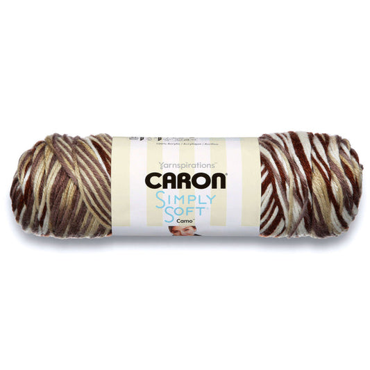 Caron Simply Soft Camo: Woodland Camo
